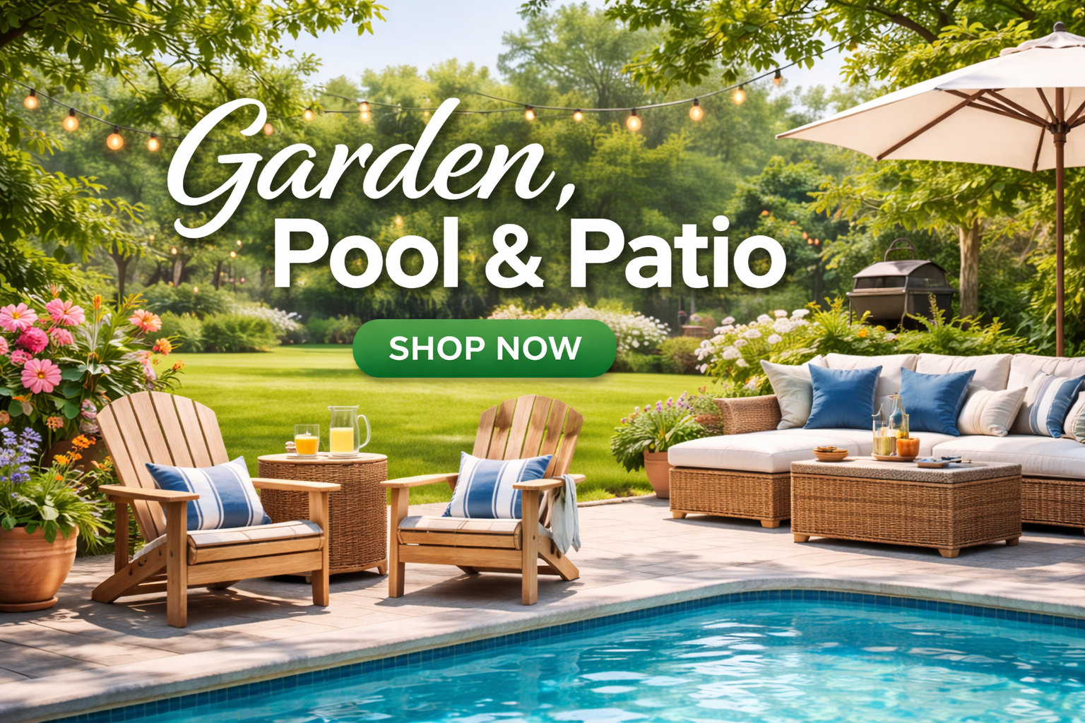 Garden, Pool & Patio