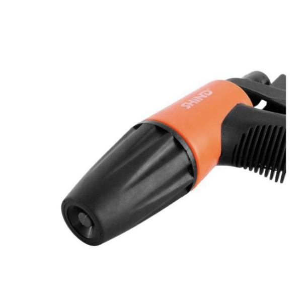 Shind 3‑Pattern Garden Water Spray Nozzle – ABS + TPR Grip, Quick‑Connect Metal Tip