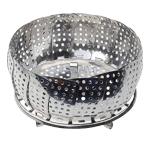 Shind Silver 26 cm Expandable Stainless Steel Steamer Basket – Collapsible, Food‑Grade, Fits Most Pots