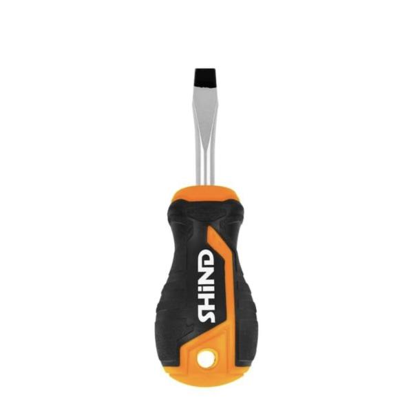 TPR‑Grip Flat‑Head Slotted Screwdriver – Ergonomic TPR Handle, Rust‑Resistant Steel