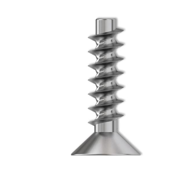 TR Fastenings M3 × 16 mm Thread‑Forming Screw – Zinc Steel, Countersunk Flat Head, Pozidriv Drive
