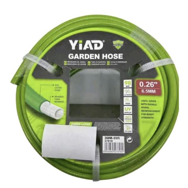 Yiad 6.5mm Flexible And UV-Resistant 30m Garden Hose -Perfect For Gardening