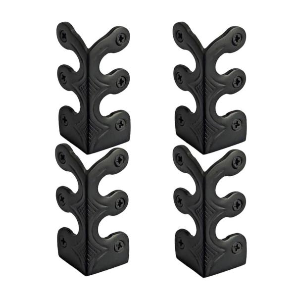 Decor Vintage Design Metal Corner Furniture Protectors – Set of 4 (5 cm), Vintage Brass Finish