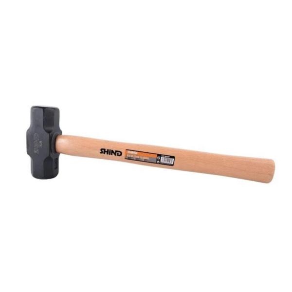 Shind 6 lb Stoning Sledge Hammer – Wooden Handle, Drop‑Forged Steel Head