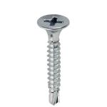 Shind 4.2 x 32mm Silver Self-Drilling Screws with Drill Point - 205-Pack