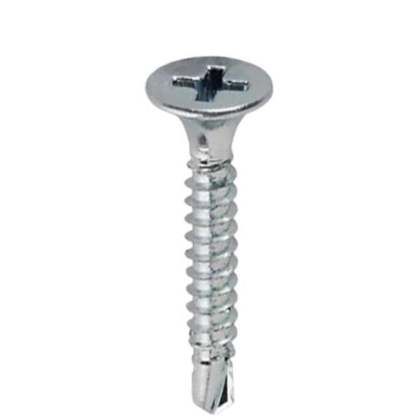 Shind 4.2 x 32mm Silver Self-Drilling Screws with Drill Point - 205-Pack