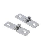 2 Pcs Stainless Steel Foldable Hinges – 4.5 cm Compact, Durable Folding Brackets