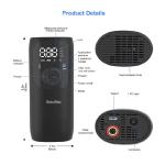 BezosMax Smart Cordless Tire Inflator 150 PSI Portable Air Compressor with Digital Display