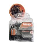 Shind 3.5x30mm Zinc-Plated Carbon Steel Screws – Bugle Head, Phillips Drive, Fine Thread – Pack of 409