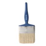 Senator 4″ DIY Decorators Paint Brush – Flat, Natural Bristle, Ergonomic Wooden Handle