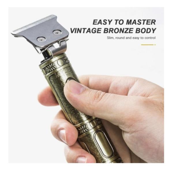 Portable USB Electric Hair Trimmer – Cordless Waterproof Beard & Body Groomer with USB-C Charging