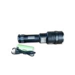 FA‑L‑52‑P360 USB Rechargeable Aluminum Alloy Flashlight & Keyholder – Zoomable IP67 Waterproof Power Bank Torch