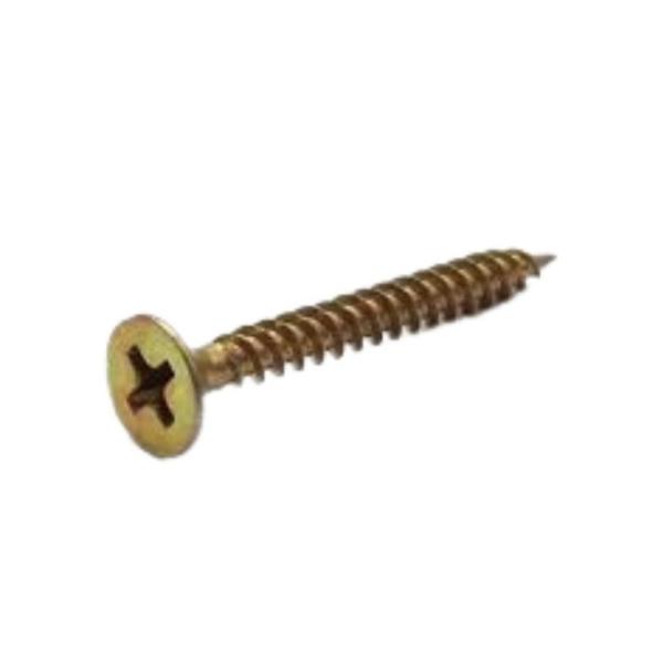Shind 4.8 x 60mm Gold Hex Head Self-Drilling Screws – 76-Pack with Enhanced Thread Integrity for Metal & Wood Fastening