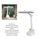 LED Table Lamp | ABS Foldable & 360° Rotating | USB Rechargeable | Eye-Caring & Dimmable