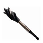 Tork Craft 4‑Flute Wood Boring Bit – 16 mm Hex‑Shank, Self‑Feeding