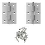 Shind 140 mm Zinc Alloy Concealed Door Hinges – Set of 2 with Keyholder