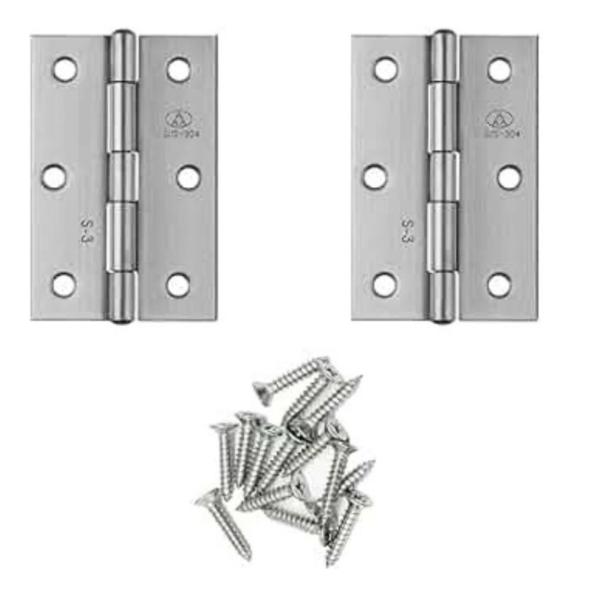 Shind 140 mm Zinc Alloy Concealed Door Hinges – Set of 2 with Keyholder
