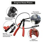 Heavy Duty 24 cm Long-Reach Flexible Hose Clamp Pliers – Oil & Water Hoses with Locking Mechanism