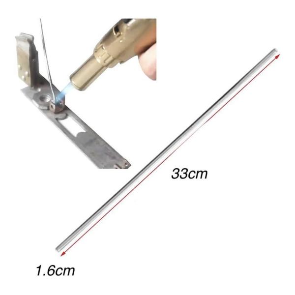 Tool DIY Stainless Steel & Aluminium Flux-Cored Welding Filler Rods – 50 pcs, 33 cm