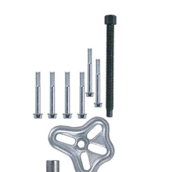 Adjustable 3‑Jaw 9‑Piece Harmonic Balancer Puller Kit – Universal Damper & Crankshaft Pulley Removal