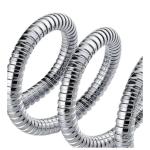 Yiad 1.5m Flexible Shower Hose with Brass Insert – Knot-Free High-Pressure Chrome Bathroom Hose