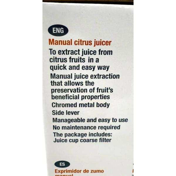Heavy-Duty Manual Citrus Juicer Press – Stainless Steel Lever Juice Extractor for Oranges, Lemons, Limes & Grapefruit
