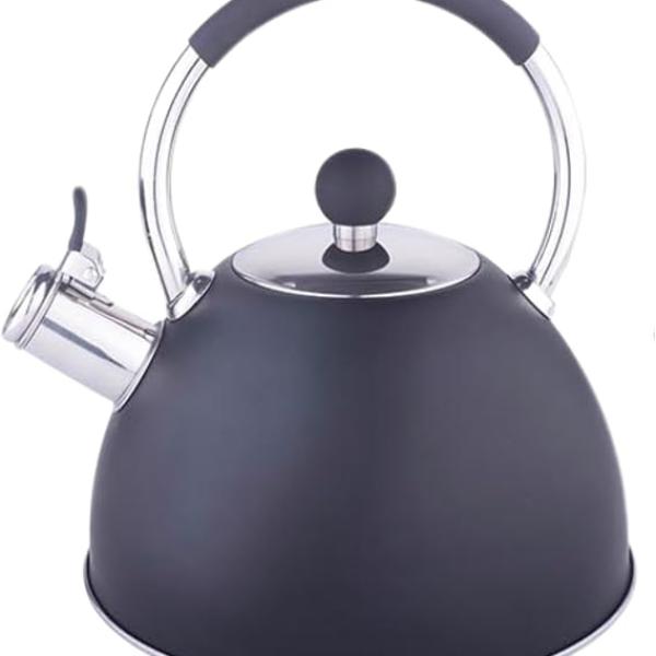 Black 3L Stove Top Kettle – Durable & Stylish Tea Kettle with Whistling Feature