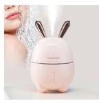 Cute Rabbit USB Mini Humidifier – Portable Cool-Mist with LED Night Light