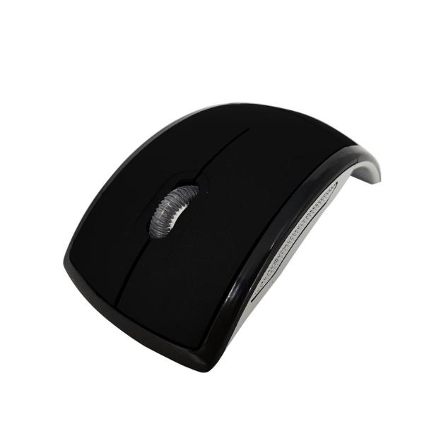 Foldable 2.4G Wireless Travel Mouse – Black, USB Nano, 1000–1600 DPI