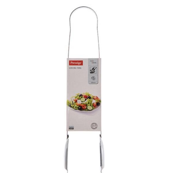 Prestige Stainless Steel Serving Tongs PR856 – Durable, Mirror‑Finish Grip