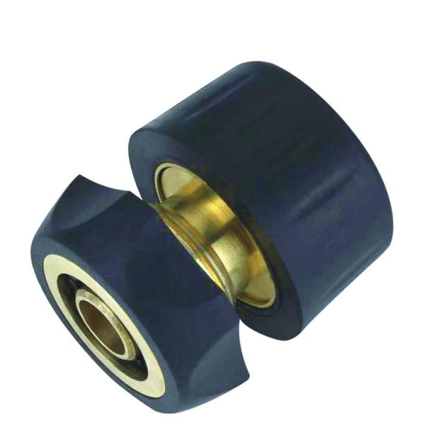 Gro Premium Brass Hose Connector – 19 mm (¾″) Quick-Lock, Solid Brass, Anti-Slip Grip