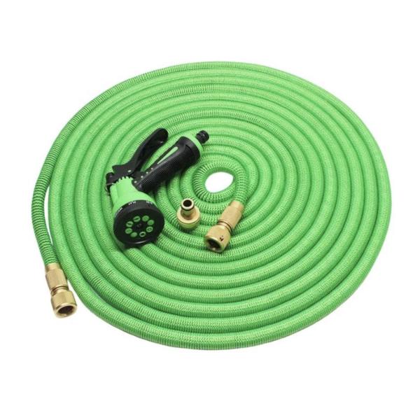 Yiad Flexible Garden Hose – 50 Ft Expandable Green Hose (3× Extension)