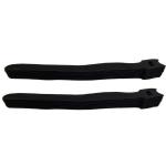 Linkbasic 200 mm × 12 mm Reusable Hook‑and‑Loop Cable Ties – 24‑Pack, Black