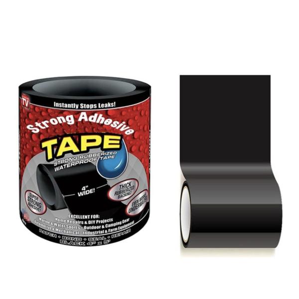 Flex Tape – Super-Strong Rubberized Waterproof Tape for Instant Seals (4 in × 5 ft)