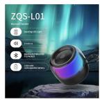 Zealot S32 Portable Wireless Bluetooth Speaker – 5W Subwoofer with Alloy Diaphragm, 2000mAh Battery, Black
