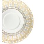 Quality Line Pattern Design Cup & Saucer Set – Elegant 6‑Piece Porcelain Tea/Coffee Service