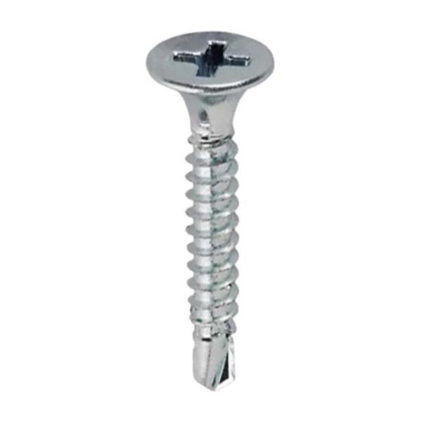 Shind - 4.0 x 25mm Bugle Head Silver Screws - 524-Pack