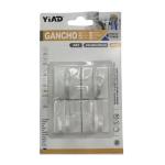 YiAD 4‑Piece Wall Hooks Set – Heavy-Duty Adhesive Metal Hangers