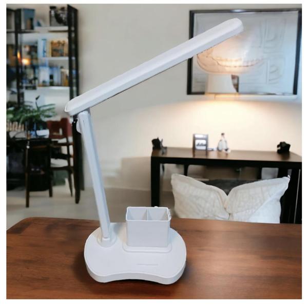 Modern Rechargeable Table Lamp Red TL09 with Keyring – Adjustable, Touch-Control, Cord-Free