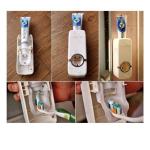 Plastic Toothbrush Holder – Compact Bathroom Organizer for Toothbrushes & Toothpaste