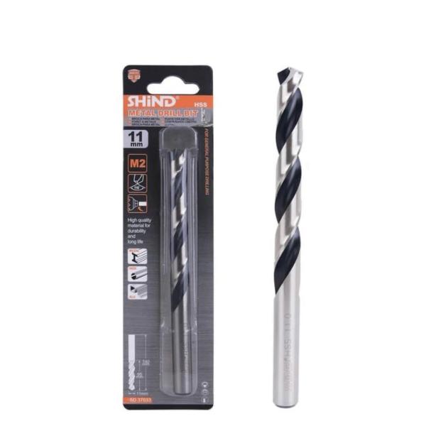Shind 11 mm Stainless Steel Twist Drill Bit – Straight-Shank, High-Speed Metal Bit