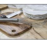 Whisk Heavy‑Duty 38 cm Stainless Steel Hand Mixer – Extra‑Long Balloon Whisk for Baking & Cooking