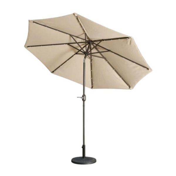 Patio Tent Umbrella with Easy Crank Lift & Tilt Mechanism – UV‑Resistant Outdoor Shade