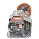 Shind 4.2 x 13mm Silver Steel Self-Drilling Screws - 320-Pack