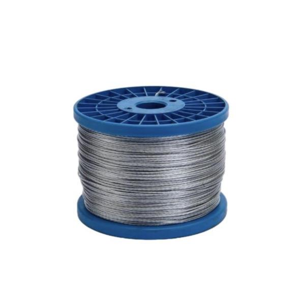 TWO 5 KG Braided Galvanized Steel Wire – 1.2 mm Strand, 600 m Roll
