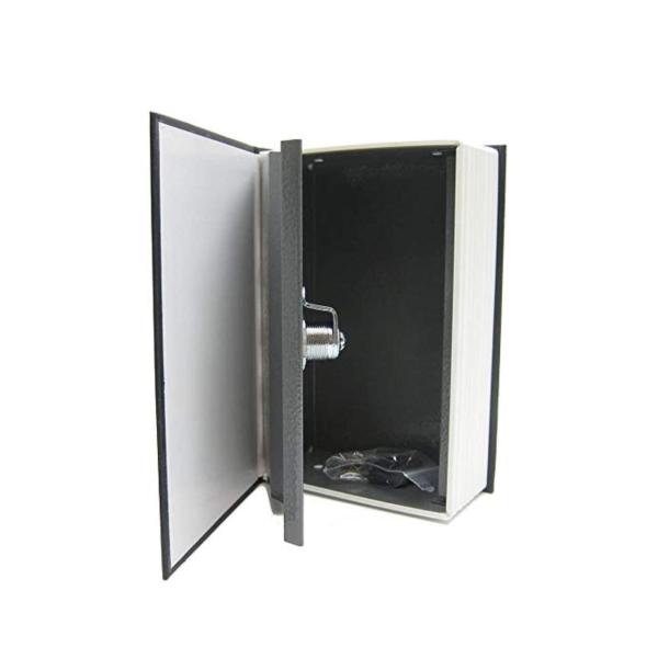 Secret Hidden Book Safe – Dictionary-Style Steel Storage Box w/ Key Lock