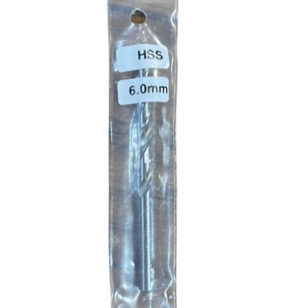 Premium 6 mm High-Speed Steel (HSS) Twist Drill Bit – Precision Ground, 93 mm Overall Length