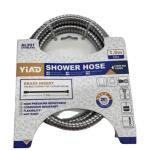 Yiad 1.5m Flexible Shower Hose with Brass Insert – Knot-Free High-Pressure Chrome Bathroom Hose