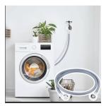 1.5m Washing Machine Inlet Hose Pipe – Universal Cold Water Supply Hose with Leak-Resistant Fittings