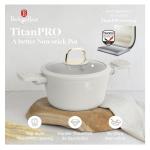 Berlinger Haus 20 cm Titan Pro Non‑Stick Coating Casserole – Sahara Collection, Tempered Glass Lid